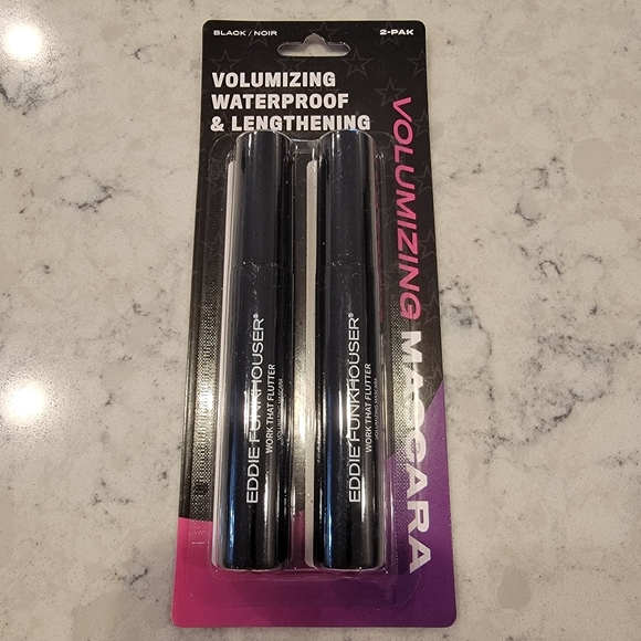 Eddie Funkhouser Work That Flutter Two Pack Volumizing Mascara Waterproof NEW! - Picture 5 of 11